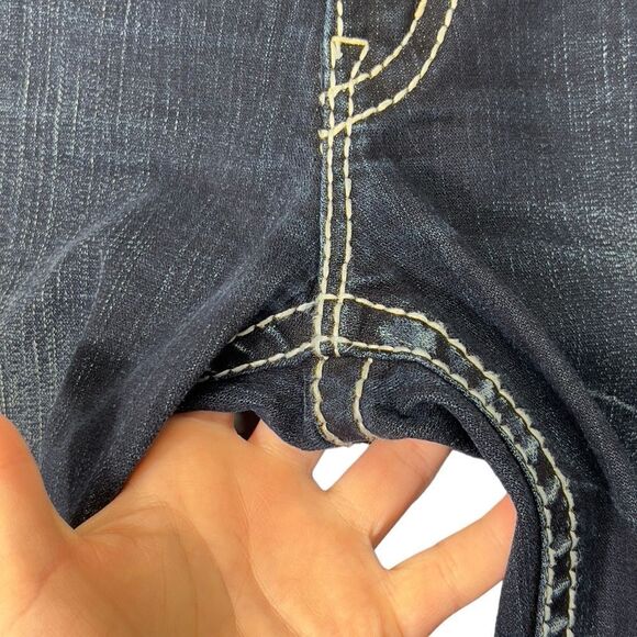 Silver jeans Suki flap Mid Rise Curvy Fit Indigo Wash Bootcut Size W30/L32 - Picture 5 of 16